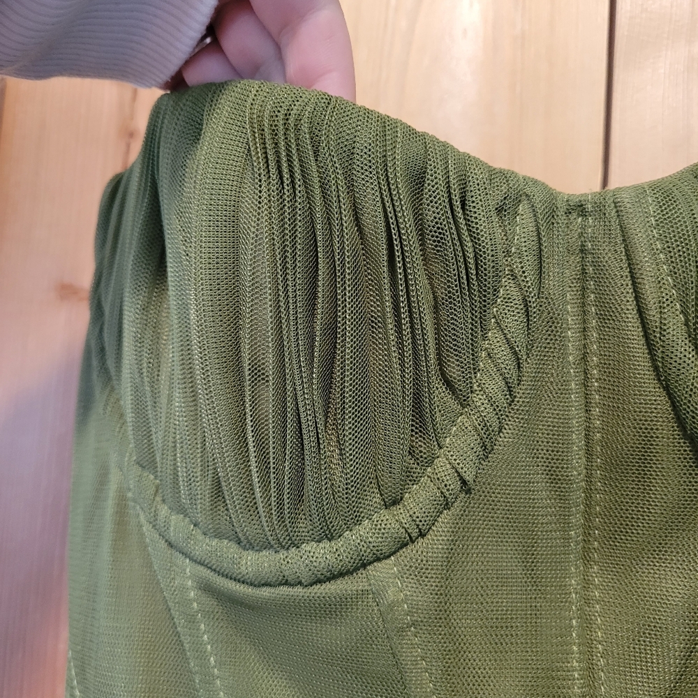 Hutch Amara Corset Pleated Midi Dress - Picture 3 of 9
